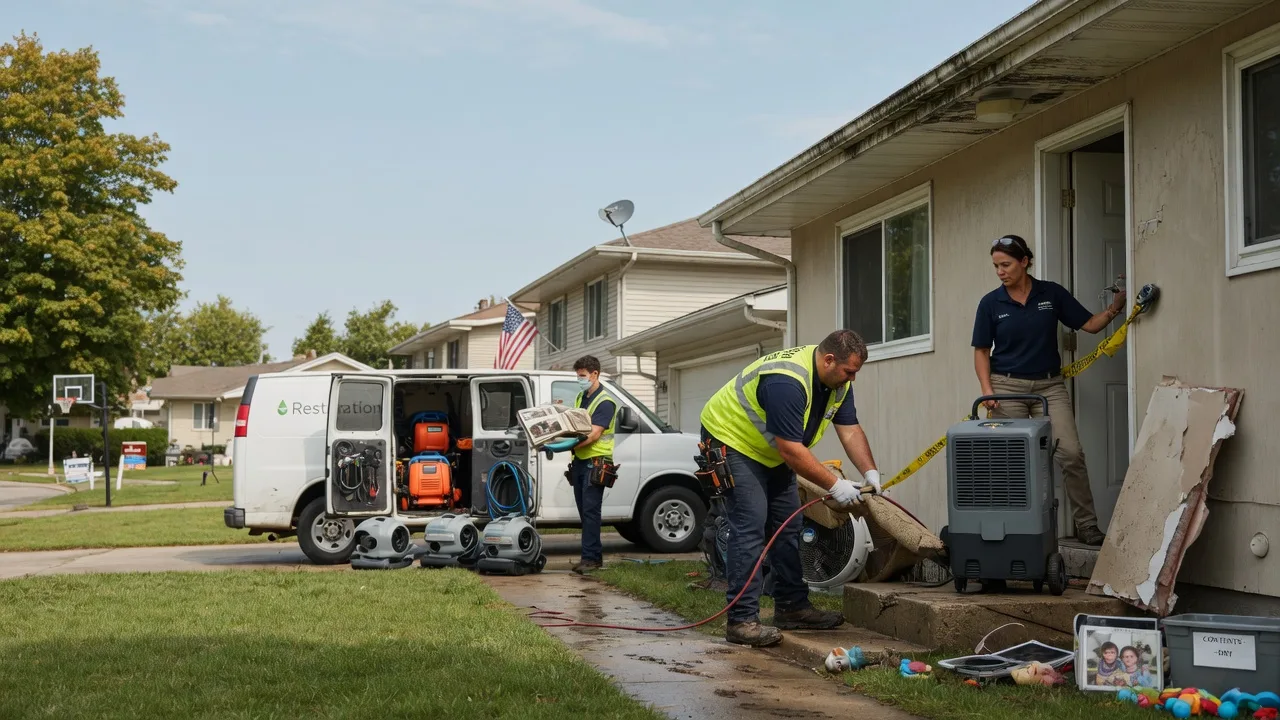 Water Damage Restoration in Holcombe, WI near me